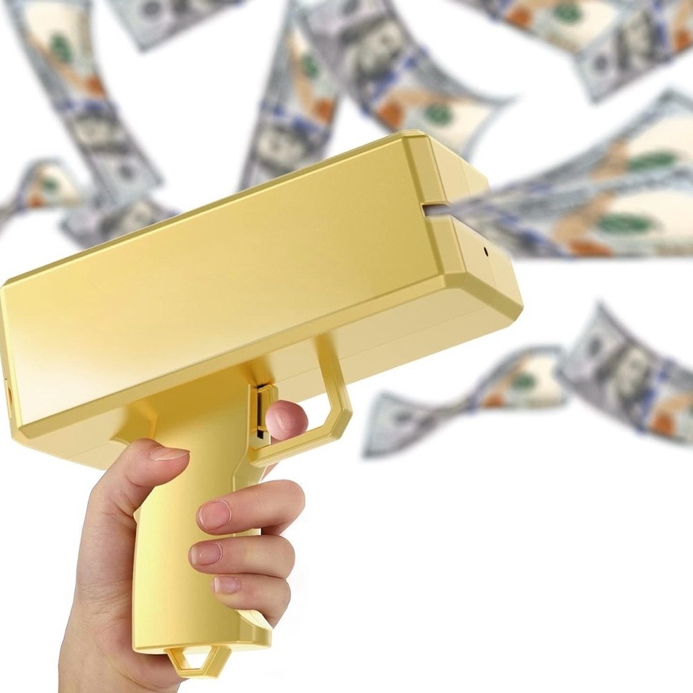 Gold Cash Stunner Money Gun